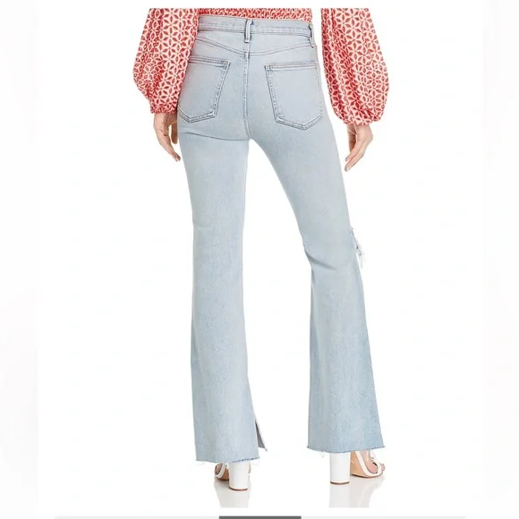 Rag & bone Nina high rise flare boot leg jeans 24 - Picture 3 of 9